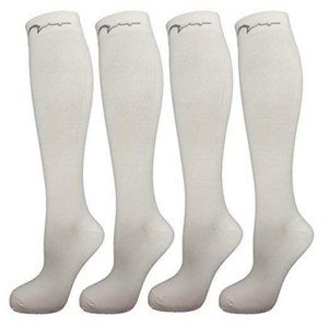 4 Pair Extra Soft Large/X-Large White Compression